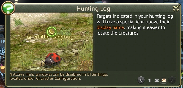 El Hunting Log pertenece a la clase que estés jugando. 